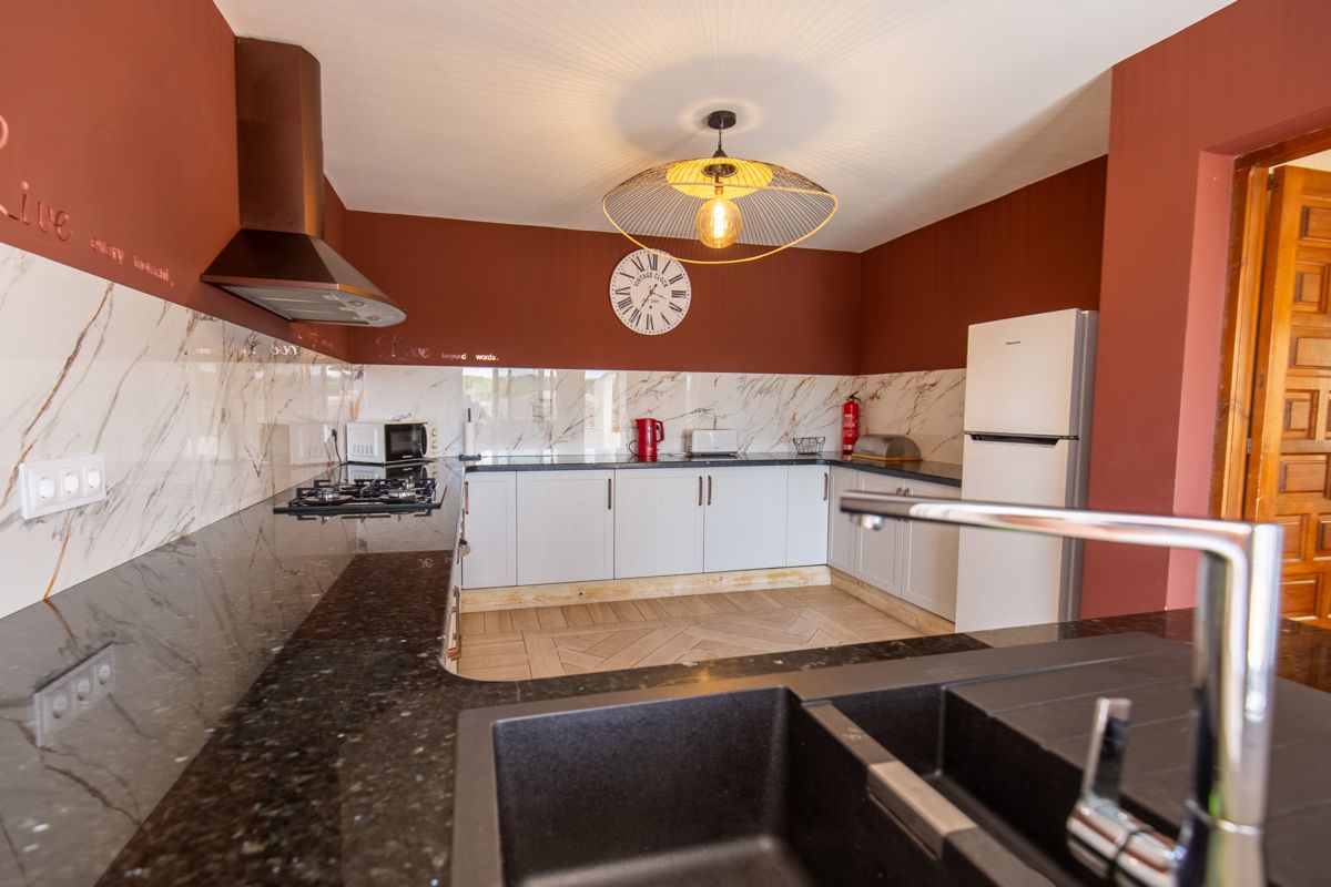 Kitchen with double sink — Mystique Travels, wing three of Villa Palmview, Jávea