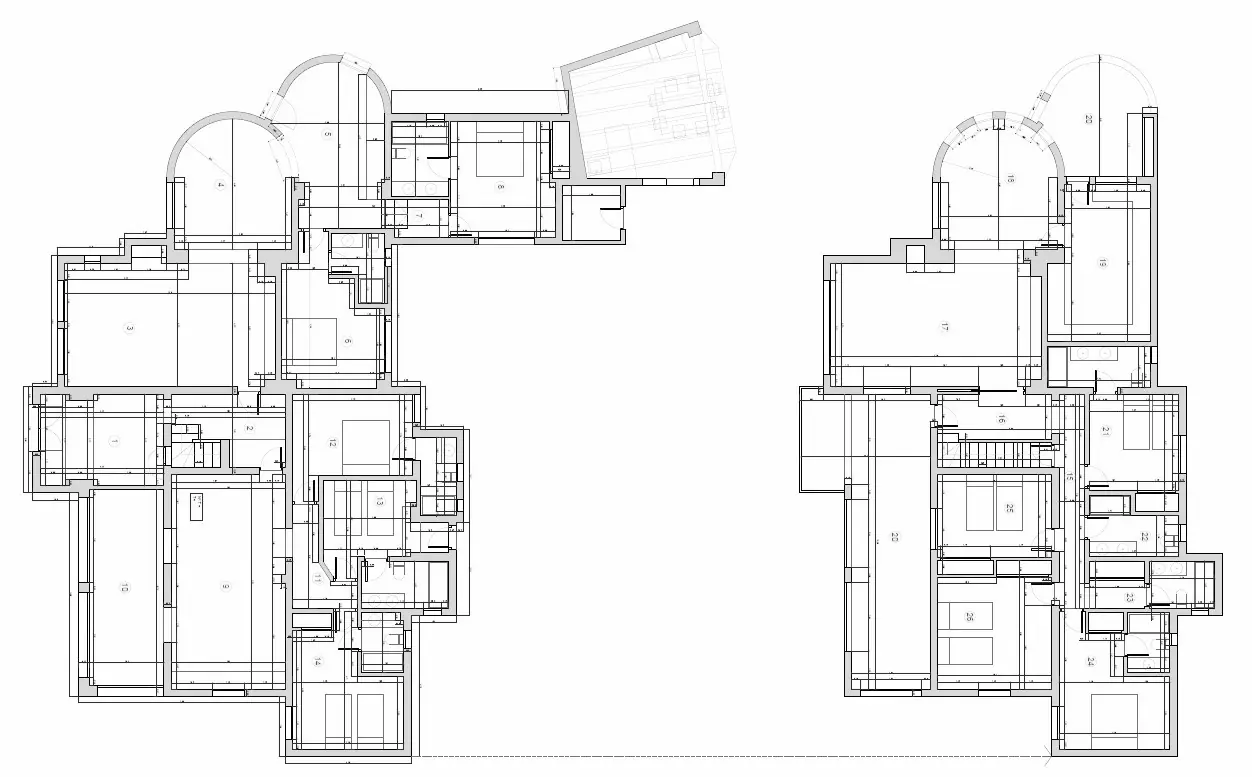 Architekt: beide Geschosse