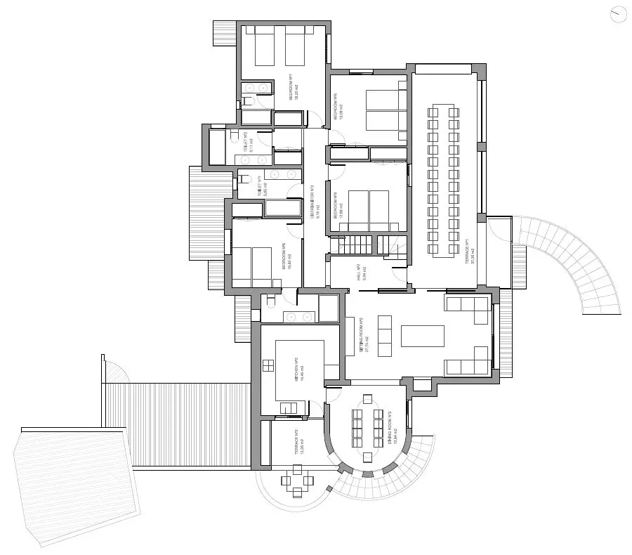 Architekt: Obergeschoss